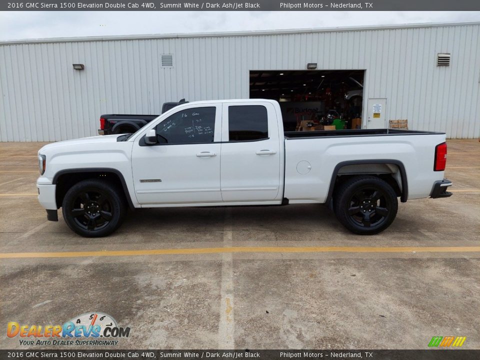 Summit White 2016 GMC Sierra 1500 Elevation Double Cab 4WD Photo #4