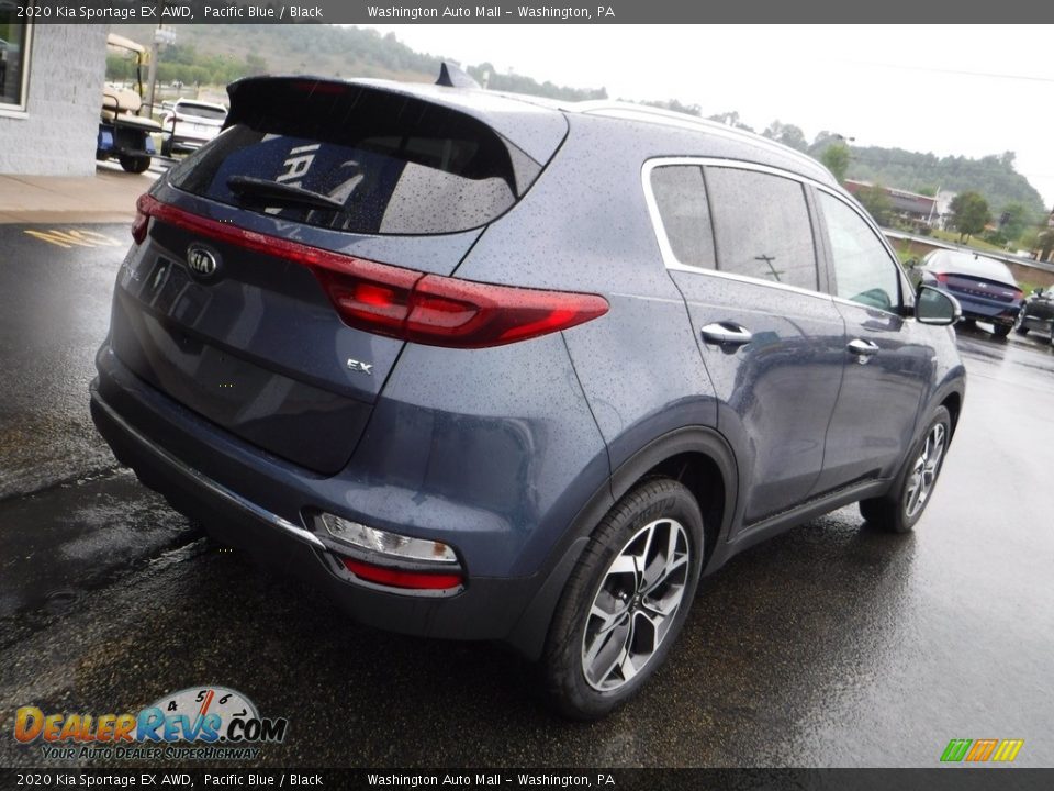 2020 Kia Sportage EX AWD Pacific Blue / Black Photo #10