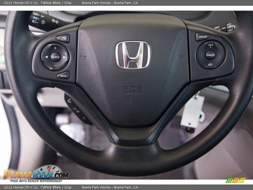 2012 Honda CR-V LX Taffeta White / Gray Photo #13