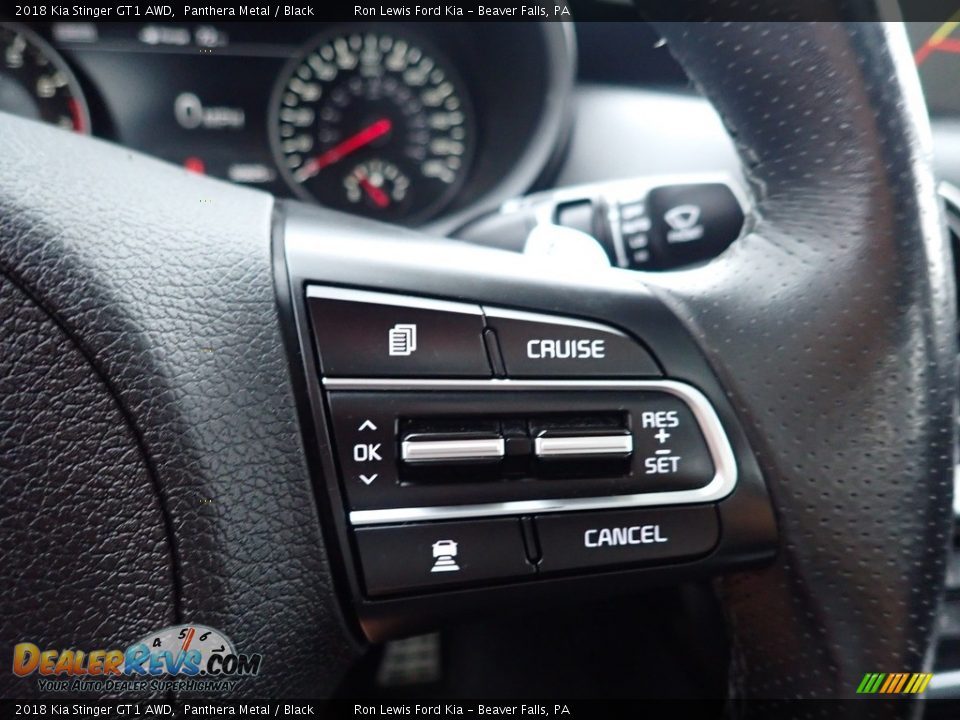 2018 Kia Stinger GT1 AWD Steering Wheel Photo #22