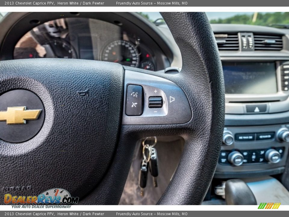 2013 Chevrolet Caprice PPV Heron White / Dark Pewter Photo #33