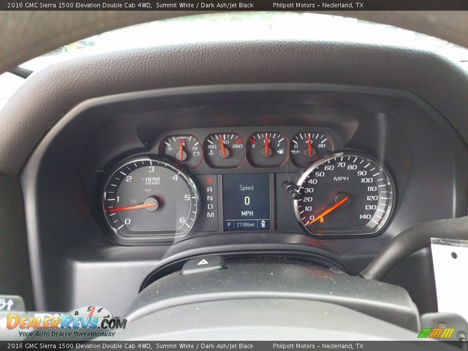 2016 GMC Sierra 1500 Elevation Double Cab 4WD Gauges Photo #16