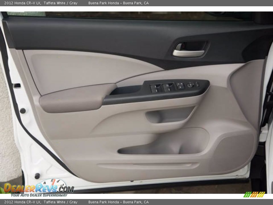 2012 Honda CR-V LX Taffeta White / Gray Photo #26