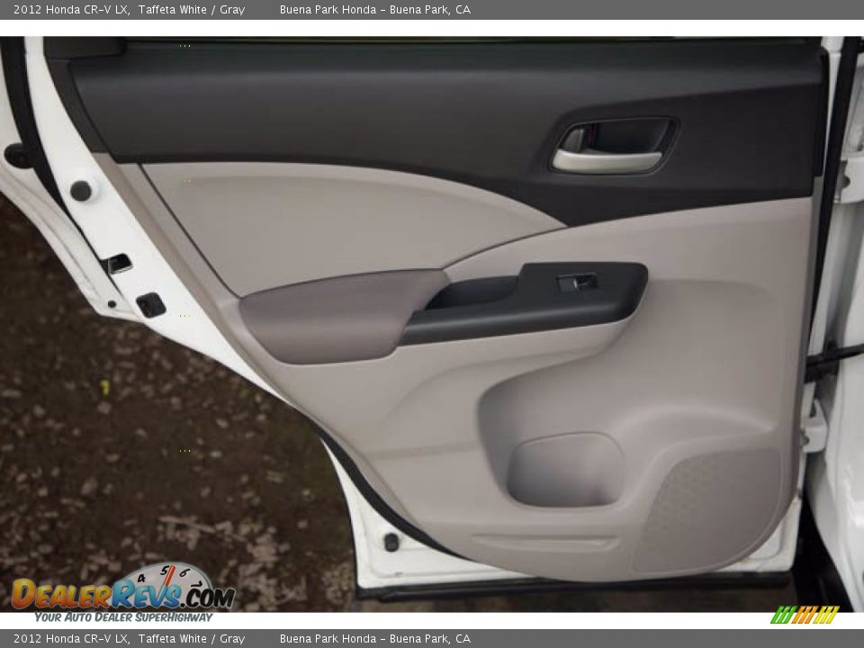 2012 Honda CR-V LX Taffeta White / Gray Photo #28