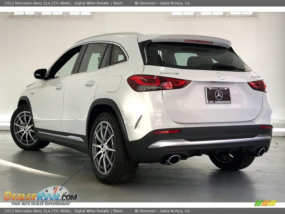 2021 Mercedes-Benz GLA 250 4Matic Digital White Metallic / Black Photo #2