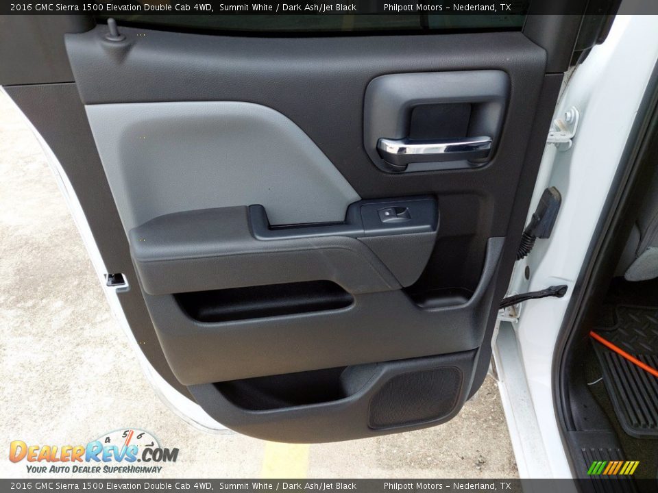 2016 GMC Sierra 1500 Elevation Double Cab 4WD Summit White / Dark Ash/Jet Black Photo #22