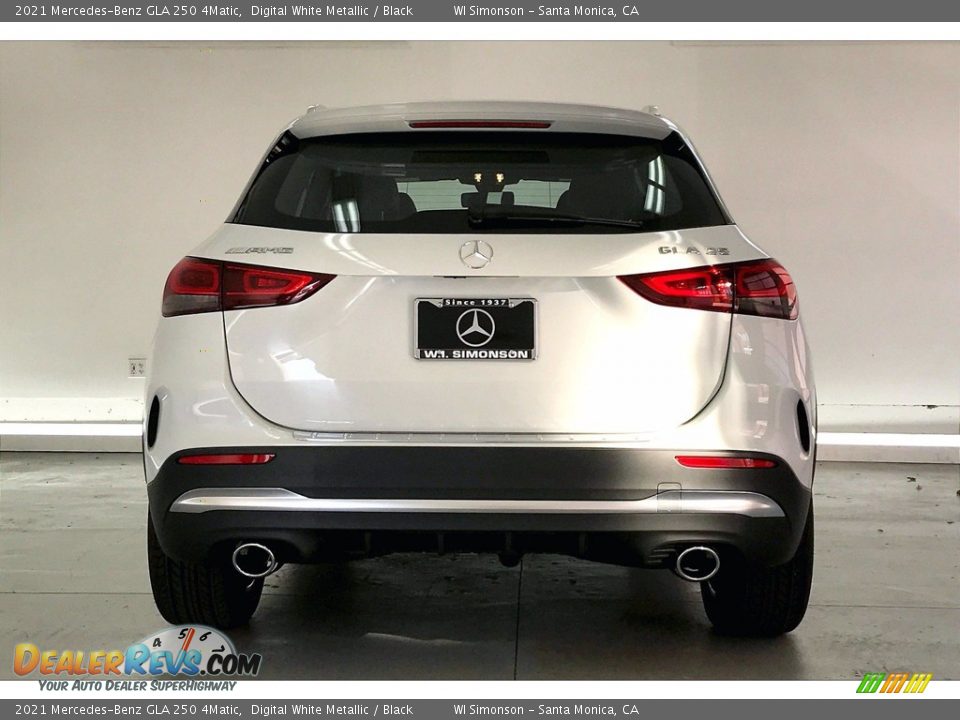 2021 Mercedes-Benz GLA 250 4Matic Digital White Metallic / Black Photo #3