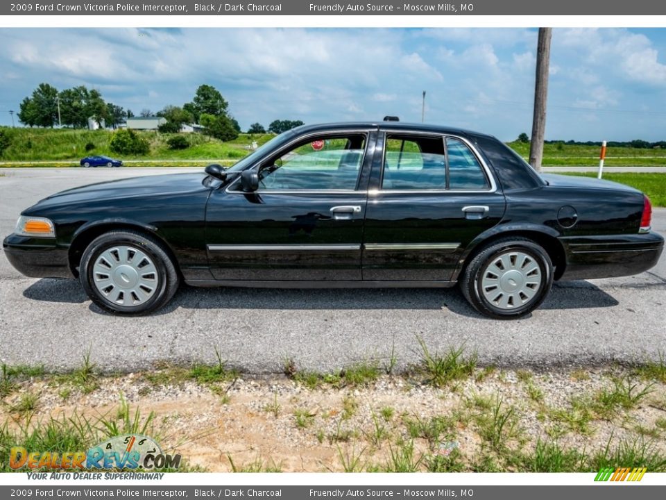 2009 Ford Crown Victoria Police Interceptor Black / Dark Charcoal Photo #7