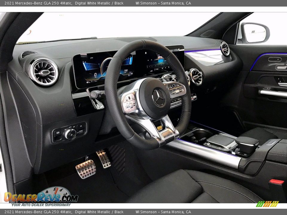 2021 Mercedes-Benz GLA 250 4Matic Digital White Metallic / Black Photo #4