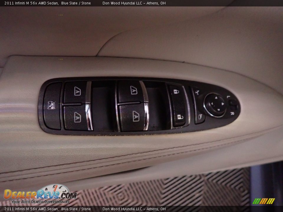 2011 Infiniti M 56x AWD Sedan Blue Slate / Stone Photo #23