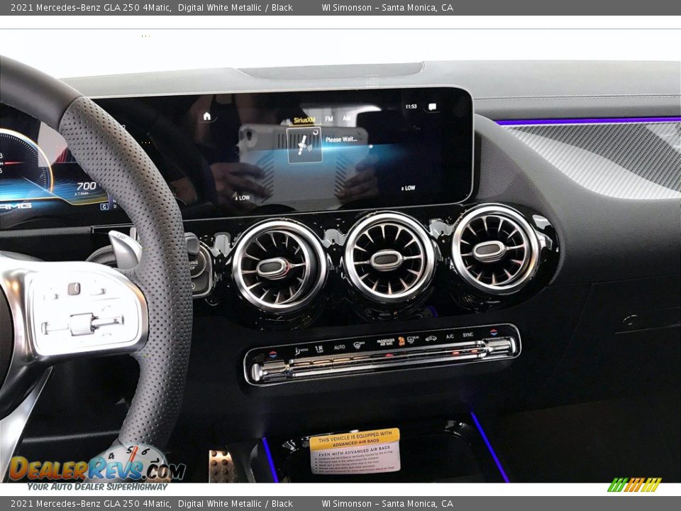 2021 Mercedes-Benz GLA 250 4Matic Digital White Metallic / Black Photo #6