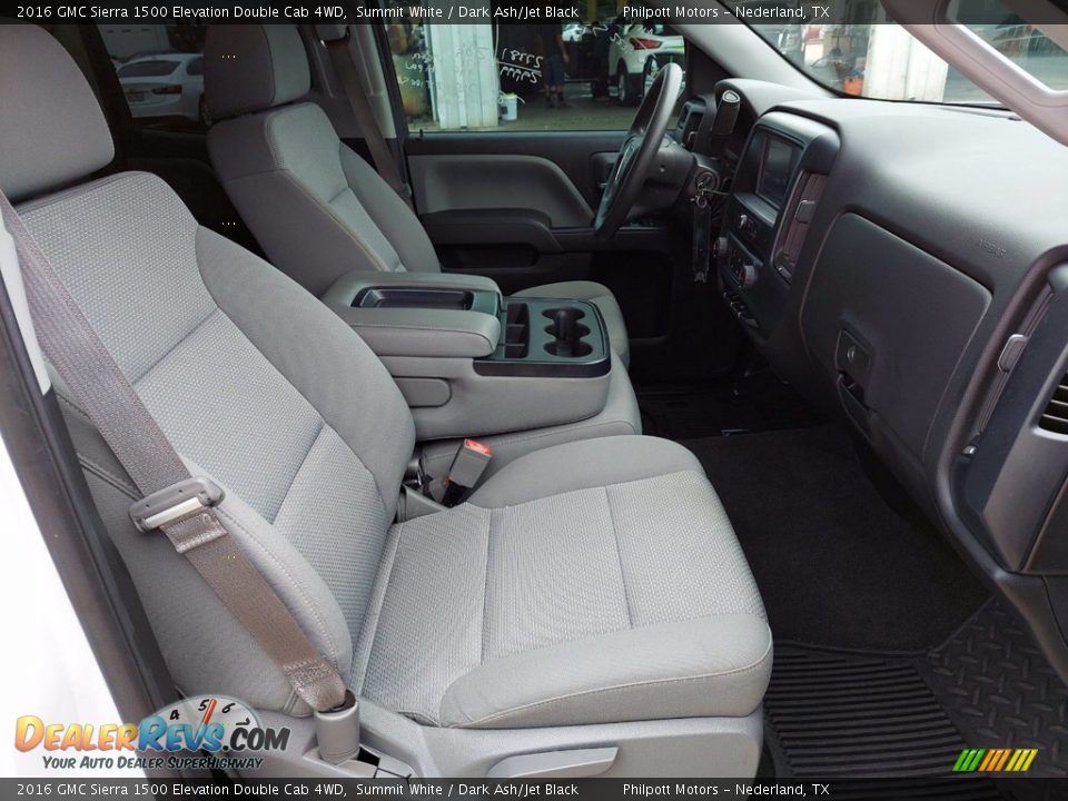 Front Seat of 2016 GMC Sierra 1500 Elevation Double Cab 4WD Photo #27