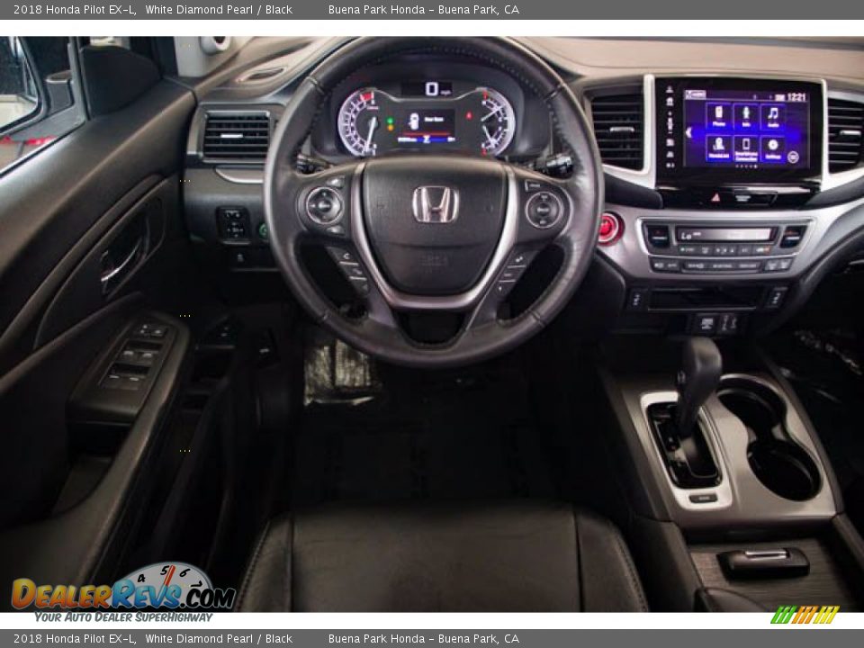 2018 Honda Pilot EX-L White Diamond Pearl / Black Photo #5