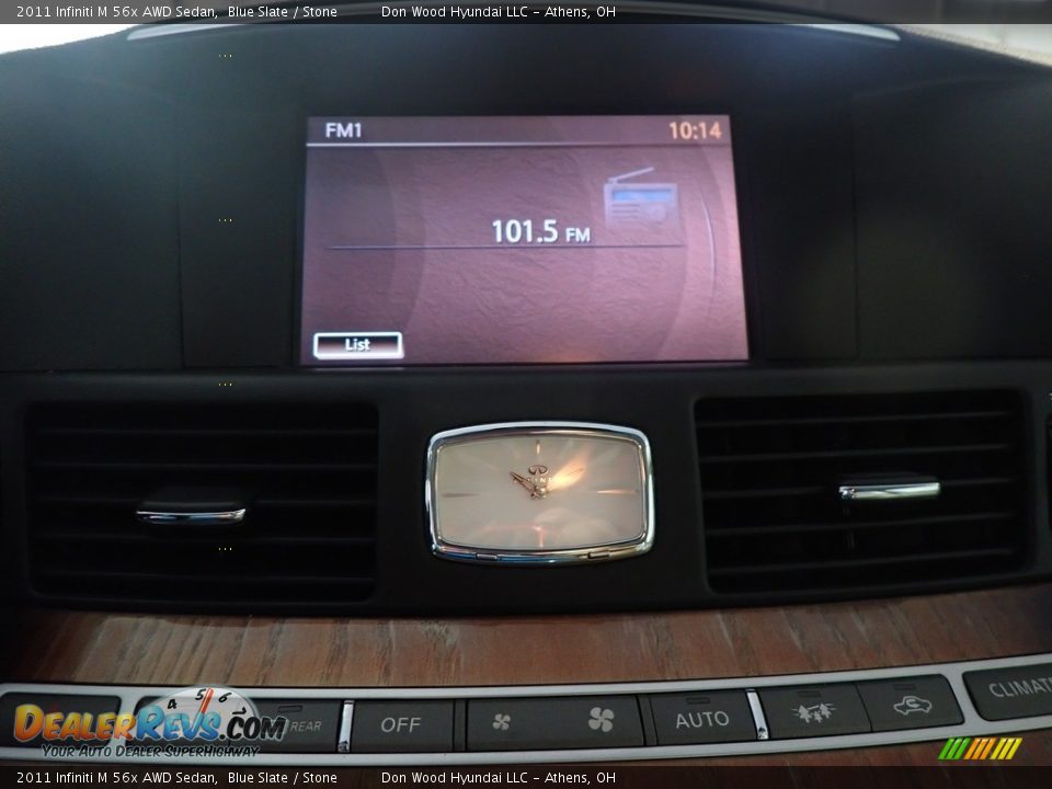 2011 Infiniti M 56x AWD Sedan Blue Slate / Stone Photo #28