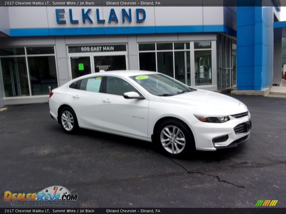 2017 Chevrolet Malibu LT Summit White / Jet Black Photo #1