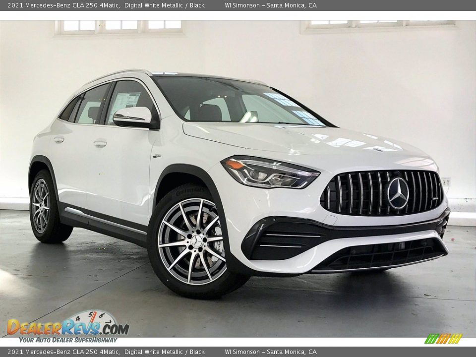 2021 Mercedes-Benz GLA 250 4Matic Digital White Metallic / Black Photo #12