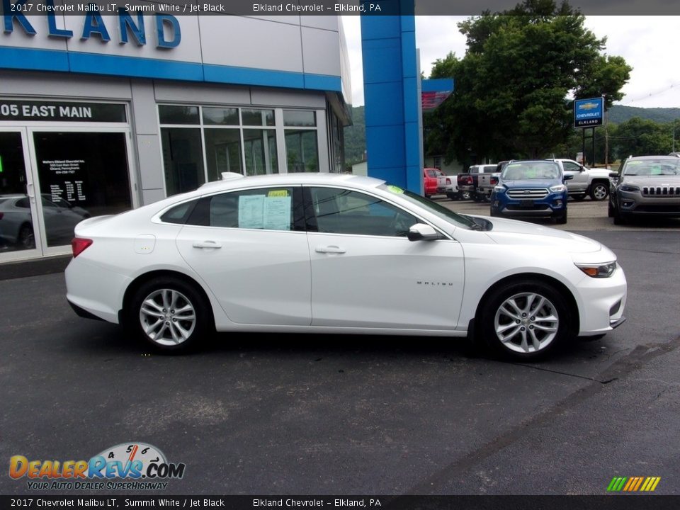 2017 Chevrolet Malibu LT Summit White / Jet Black Photo #2