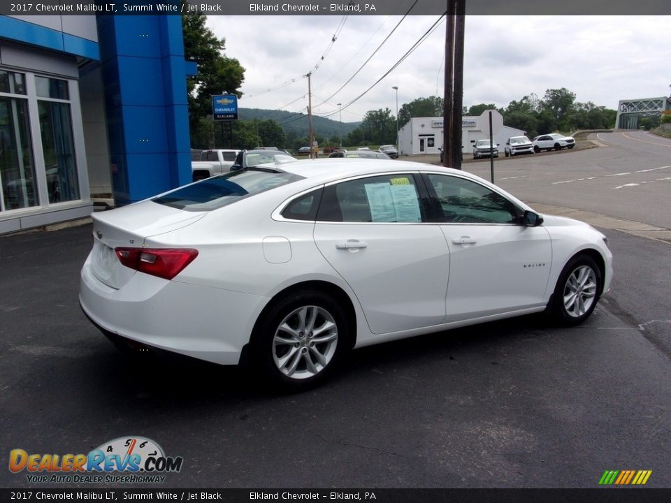 2017 Chevrolet Malibu LT Summit White / Jet Black Photo #3