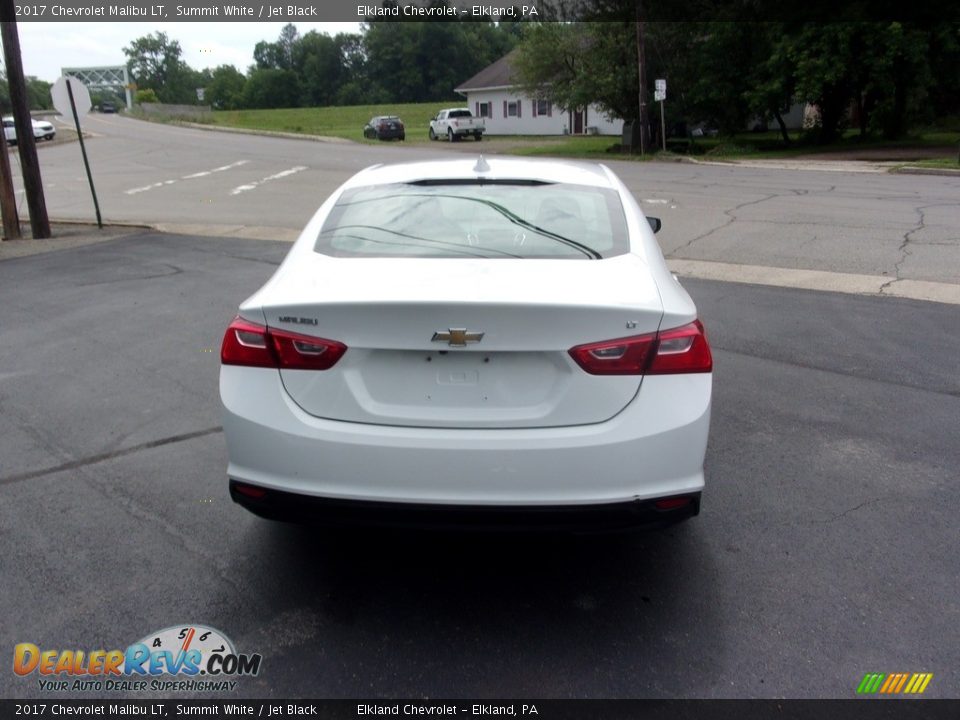 2017 Chevrolet Malibu LT Summit White / Jet Black Photo #4