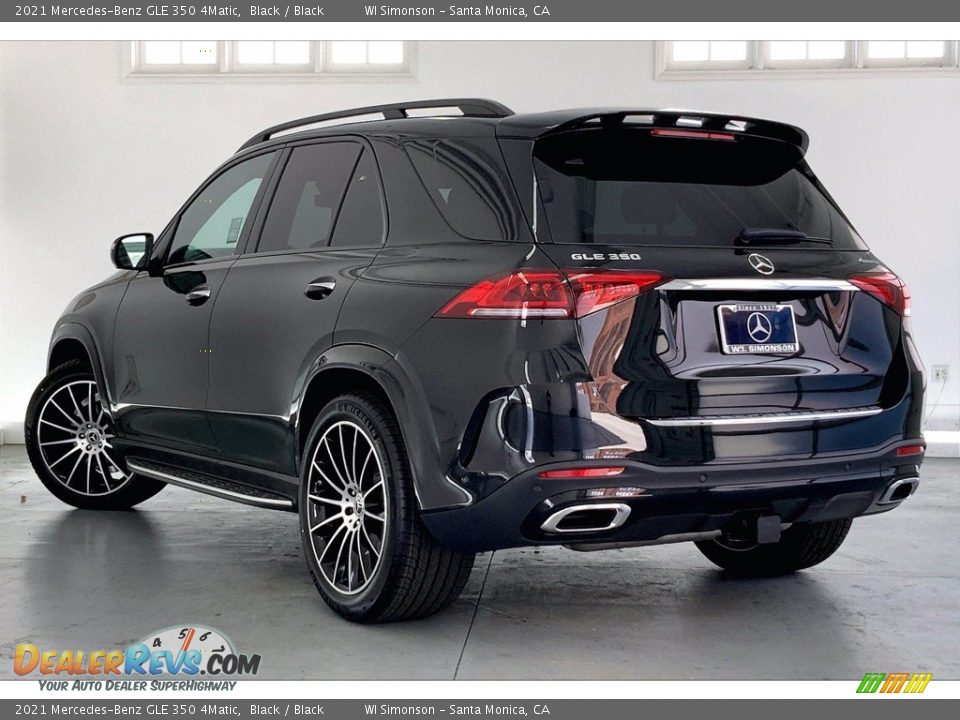 2021 Mercedes-Benz GLE 350 4Matic Black / Black Photo #2