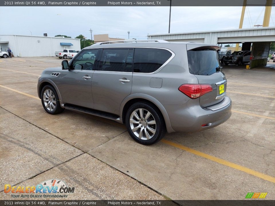 2013 Infiniti QX 56 4WD Platinum Graphite / Graphite Photo #5