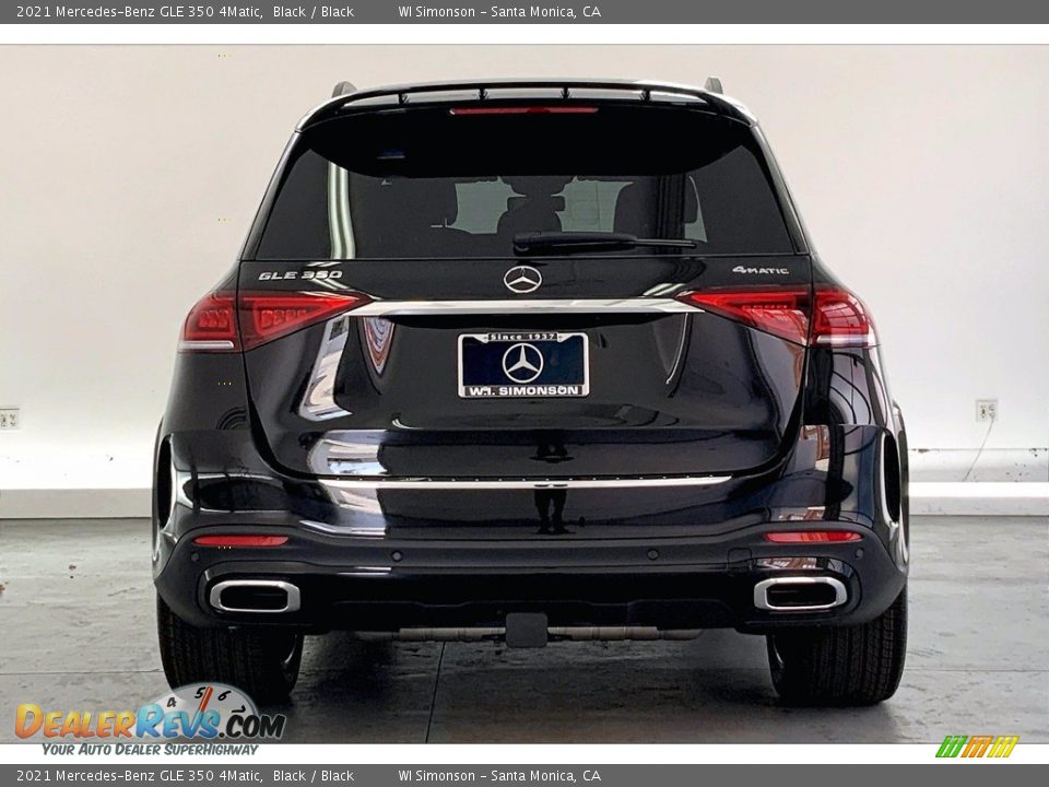 2021 Mercedes-Benz GLE 350 4Matic Black / Black Photo #3