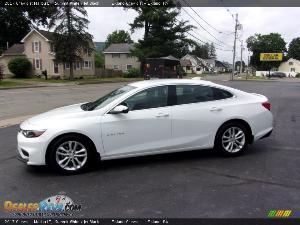 2017 Chevrolet Malibu LT Summit White / Jet Black Photo #6