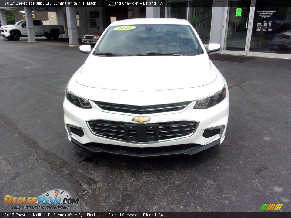 2017 Chevrolet Malibu LT Summit White / Jet Black Photo #8