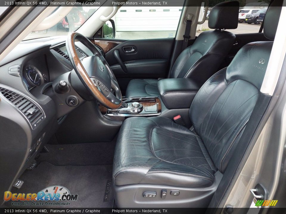 Front Seat of 2013 Infiniti QX 56 4WD Photo #10