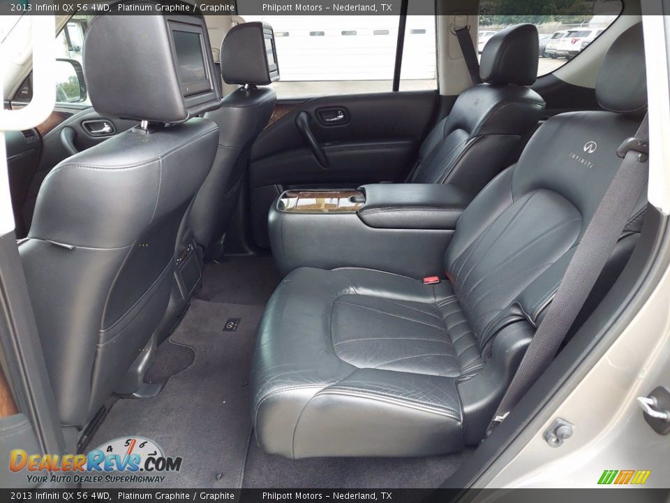Rear Seat of 2013 Infiniti QX 56 4WD Photo #12