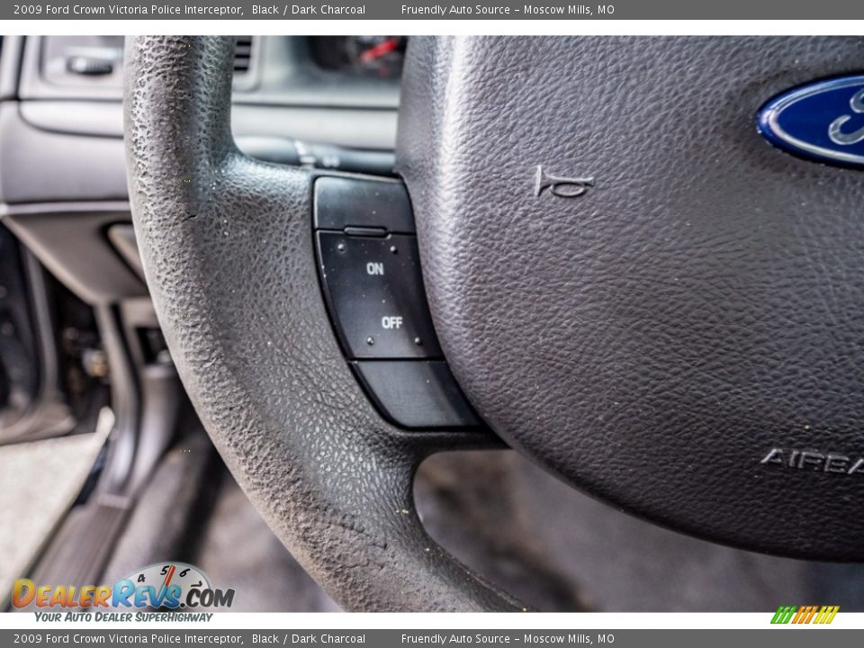 2009 Ford Crown Victoria Police Interceptor Black / Dark Charcoal Photo #33