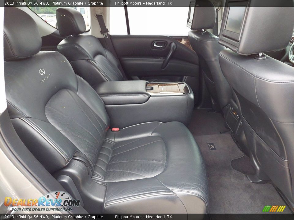 Rear Seat of 2013 Infiniti QX 56 4WD Photo #28