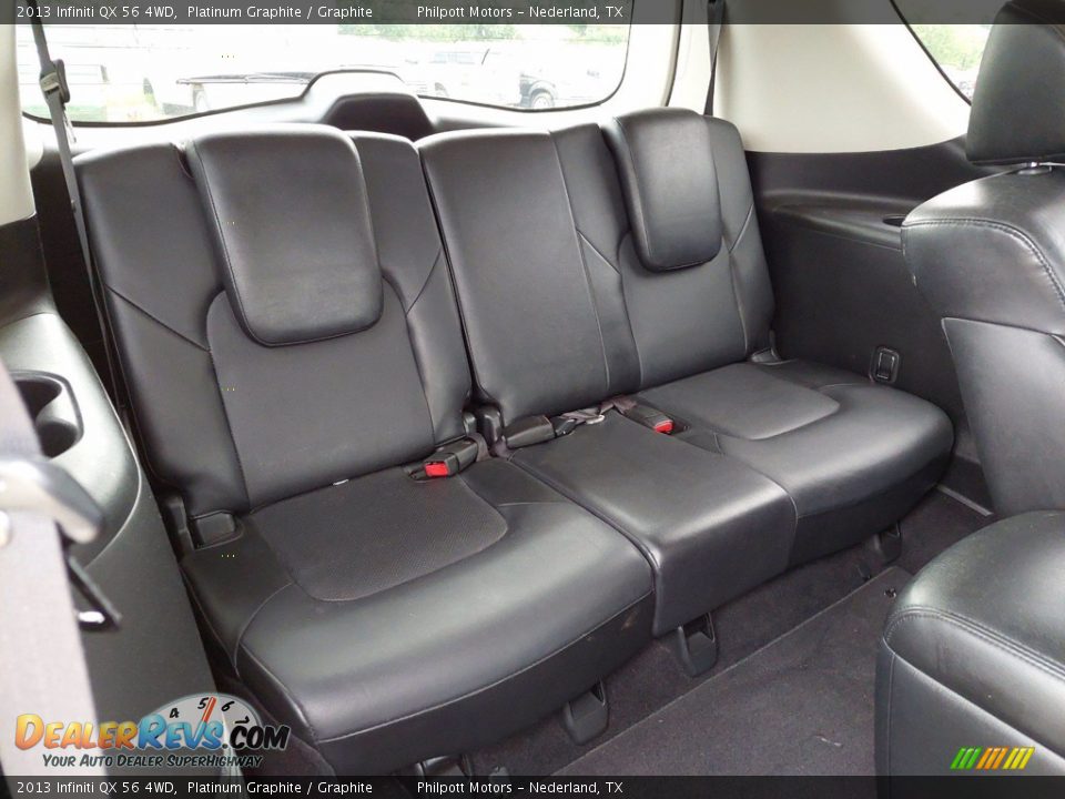Rear Seat of 2013 Infiniti QX 56 4WD Photo #30