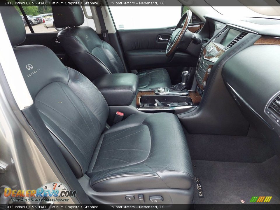 Front Seat of 2013 Infiniti QX 56 4WD Photo #32
