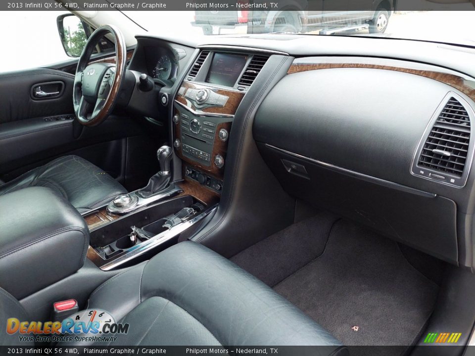 Graphite Interior - 2013 Infiniti QX 56 4WD Photo #33