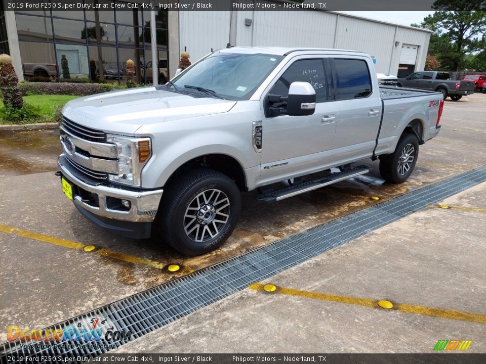 2019 Ford F250 Super Duty Lariat Crew Cab 4x4 Ingot Silver / Black Photo #3