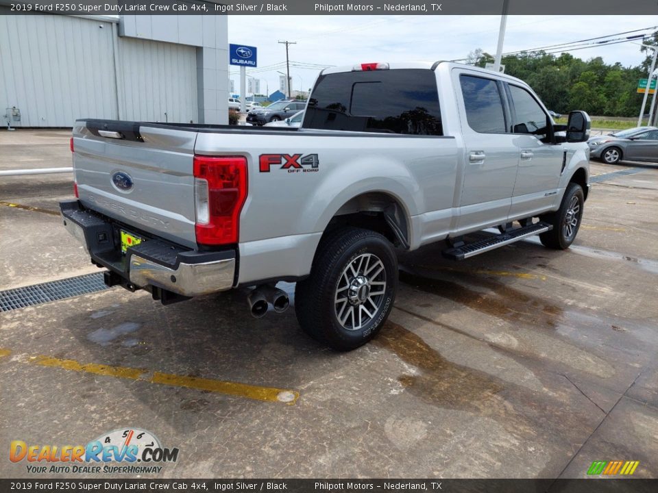 2019 Ford F250 Super Duty Lariat Crew Cab 4x4 Ingot Silver / Black Photo #7