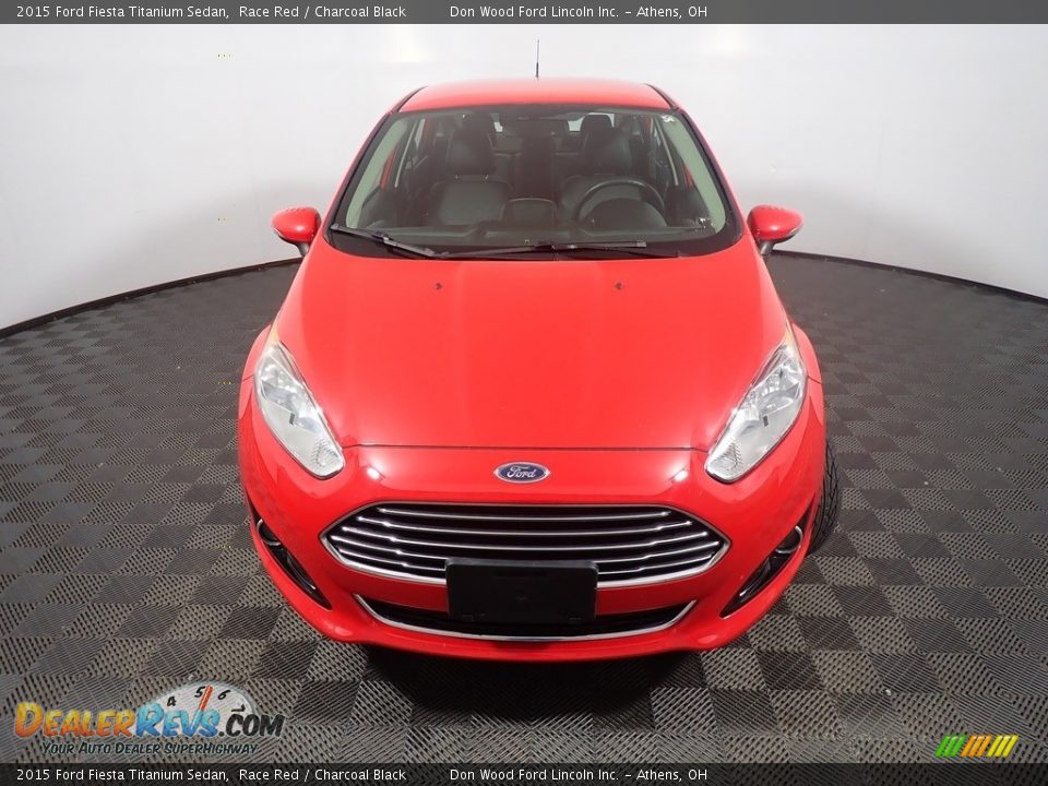 2015 Ford Fiesta Titanium Sedan Race Red / Charcoal Black Photo #6