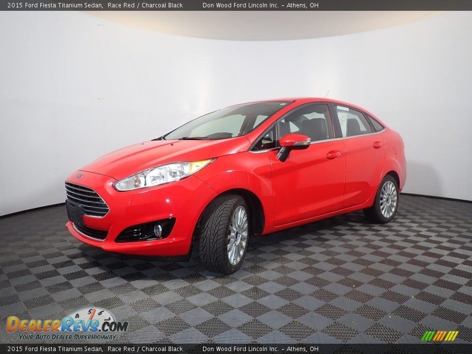 Race Red 2015 Ford Fiesta Titanium Sedan Photo #9