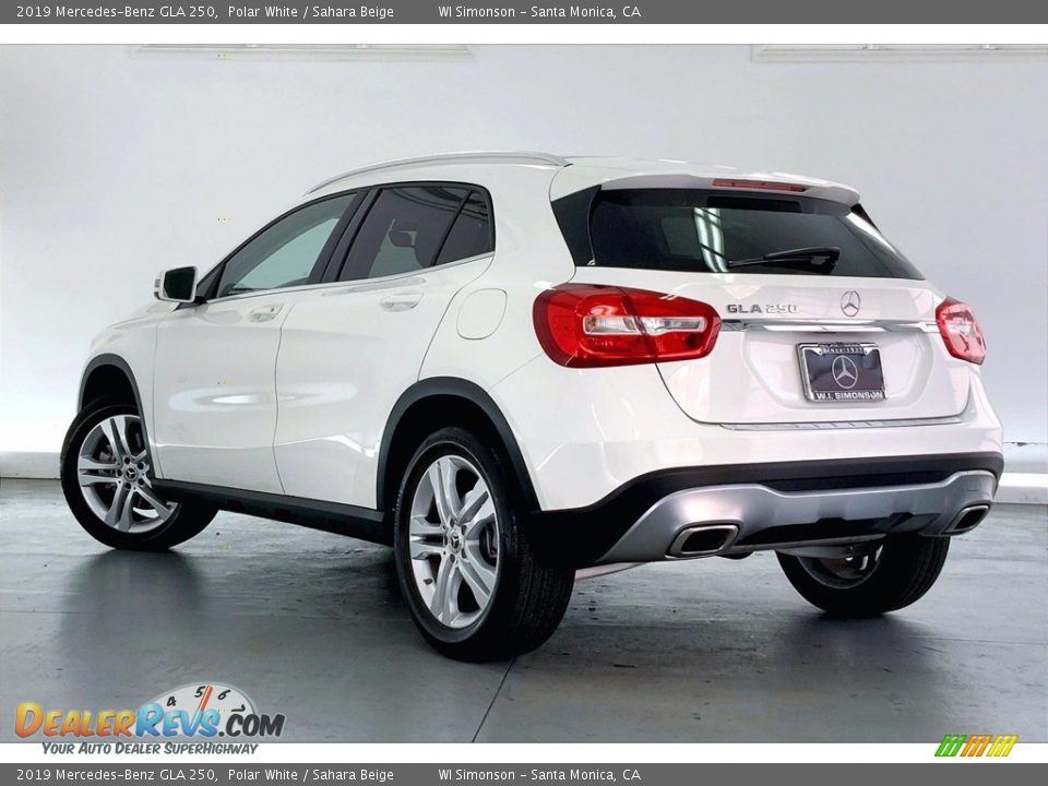 2019 Mercedes-Benz GLA 250 Polar White / Sahara Beige Photo #10