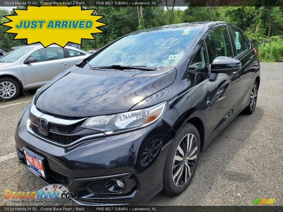 2019 Honda Fit EX Crystal Black Pearl / Black Photo #1