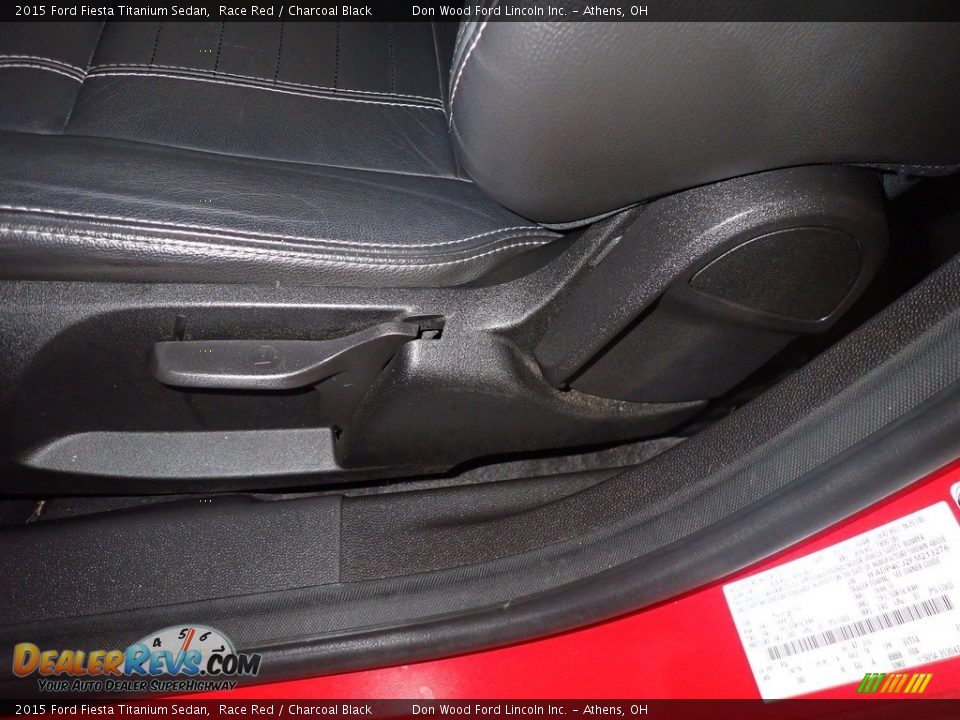 2015 Ford Fiesta Titanium Sedan Race Red / Charcoal Black Photo #24