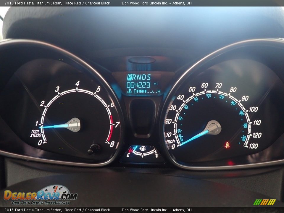 2015 Ford Fiesta Titanium Sedan Gauges Photo #29