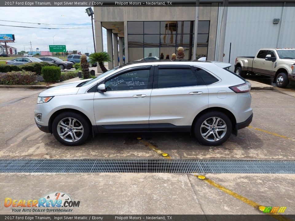 Ingot Silver Metallic 2017 Ford Edge Titanium Photo #4