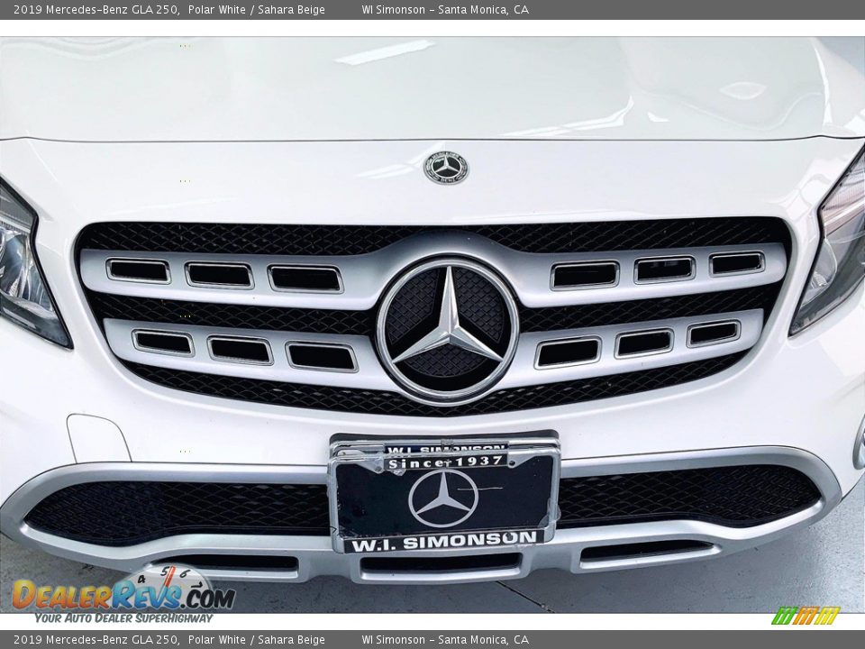 2019 Mercedes-Benz GLA 250 Polar White / Sahara Beige Photo #30
