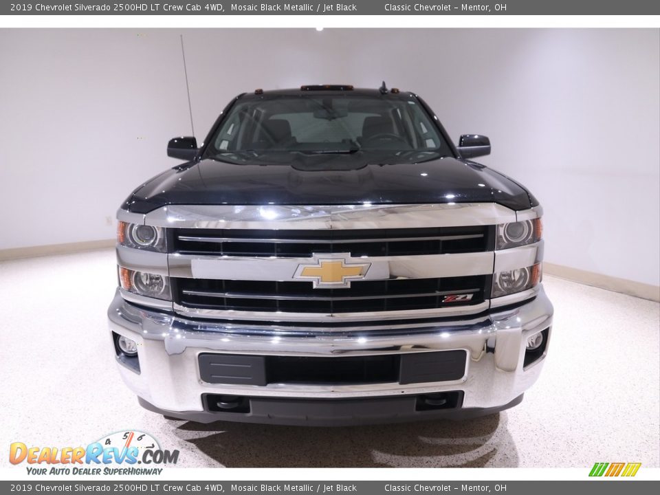 2019 Chevrolet Silverado 2500HD LT Crew Cab 4WD Mosaic Black Metallic / Jet Black Photo #2