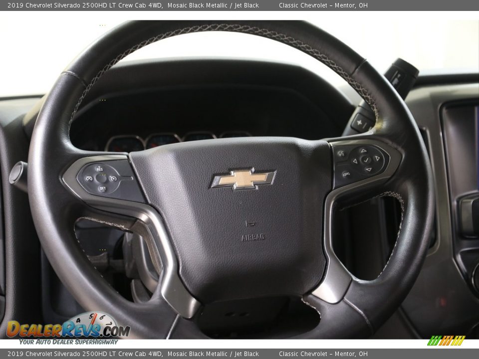 2019 Chevrolet Silverado 2500HD LT Crew Cab 4WD Mosaic Black Metallic / Jet Black Photo #8