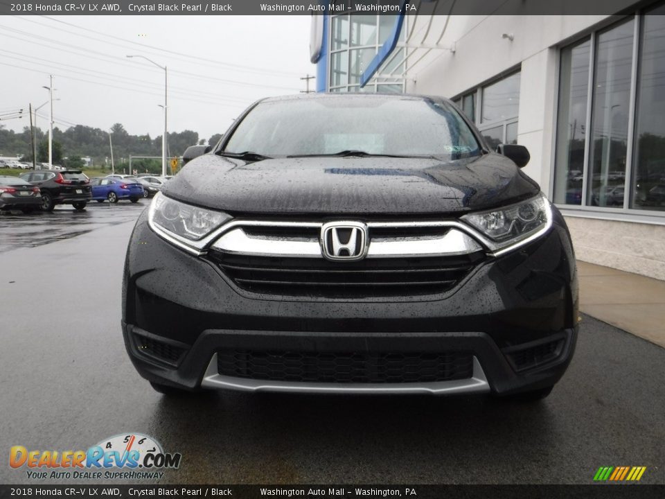 2018 Honda CR-V LX AWD Crystal Black Pearl / Black Photo #4