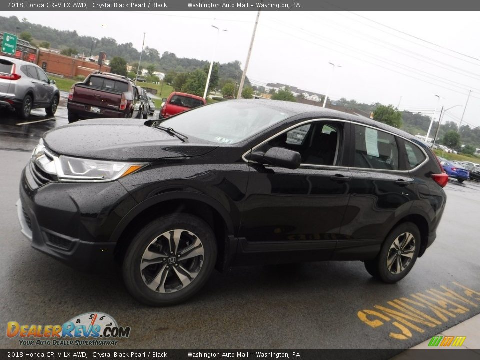 2018 Honda CR-V LX AWD Crystal Black Pearl / Black Photo #6