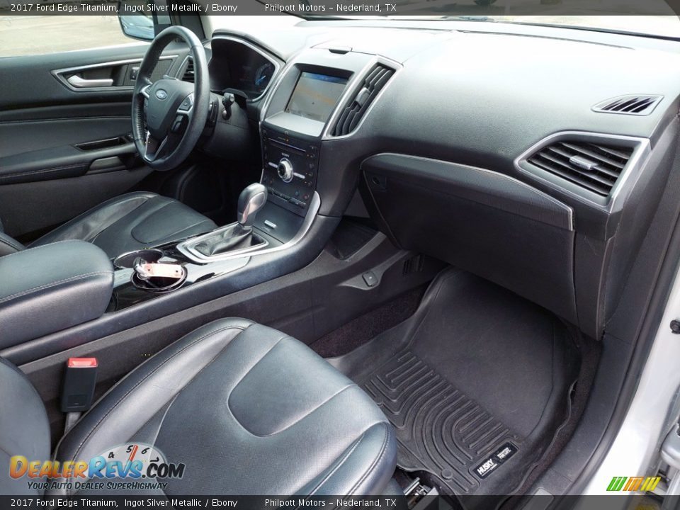 Front Seat of 2017 Ford Edge Titanium Photo #33
